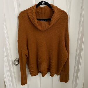 Rachel Zoe Burnt Orange Turtleneck Sweater